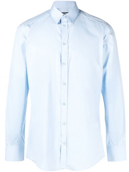 Košile s knoflíky Dolce & Gabbana modrá