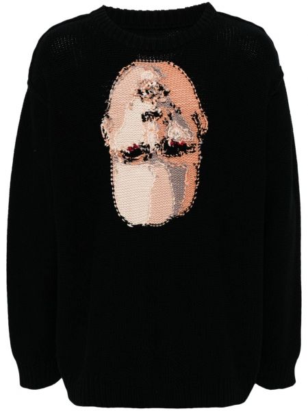 Chunky пуловер Doublet черно