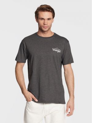 T-shirt Wrangler grau