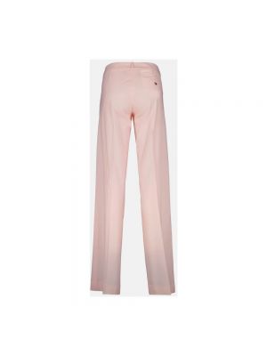 Pantalones rectos de lana Coperni rosa