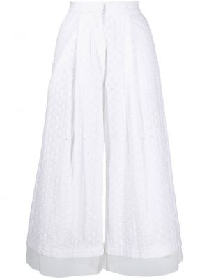Bílé sukně s výšivkou Viktor & Rolf