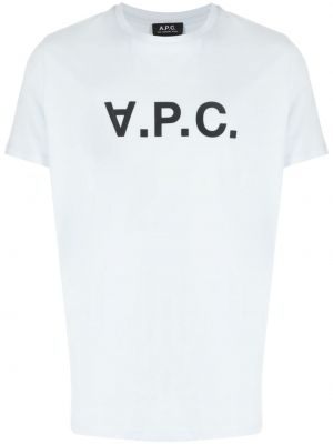 T-shirt aus baumwoll mit print A.p.c.