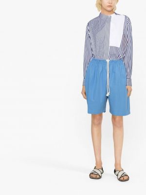 Shorts en coton Jil Sander bleu