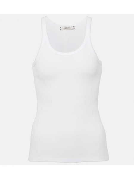 Tank top de algodón Dorothee Schumacher blanco