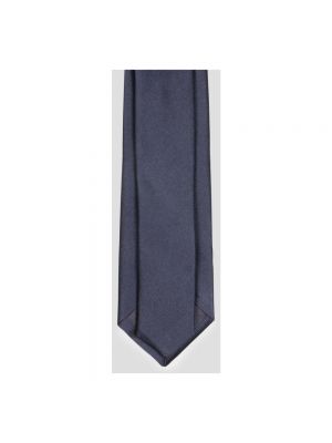 Corbata de raso de seda de tejido jacquard Tagliatore azul