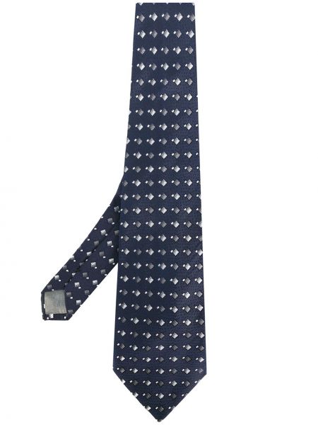 Corbata con bordado con estampado geométrico Versace Pre-owned