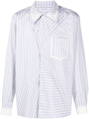 Asymetrická bavlnená košeľa Kiko Kostadinov sivá