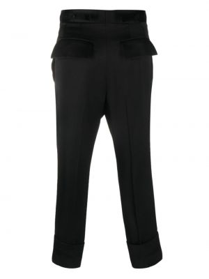 Spodnie bawełniane Sapio czarne