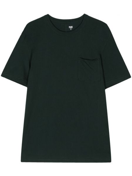 Kokvilnas t-krekls ar kabatām Paige zaļš
