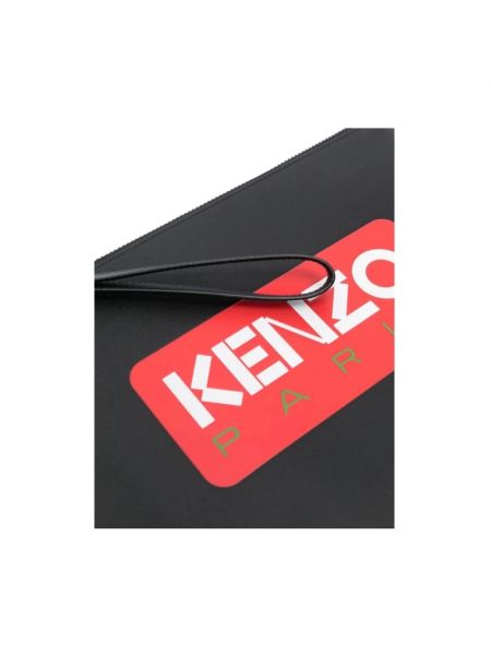 Bolsa de cuero Kenzo negro