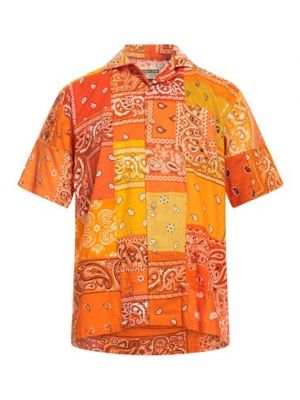 Camicia di cotone Overlord arancione
