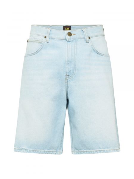 Voľné priliehavé džínsové šortky Lee modrá