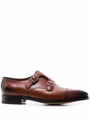 Lær brogues John Lobb brun