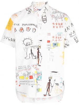 Hemd aus baumwoll mit print Junya Watanabe Man weiß