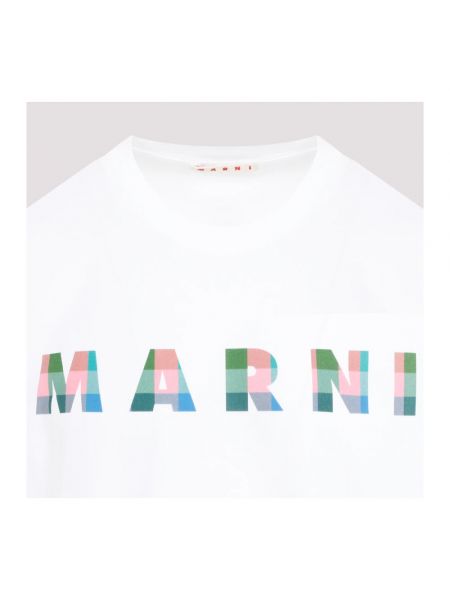 Camiseta de algodón Marni blanco