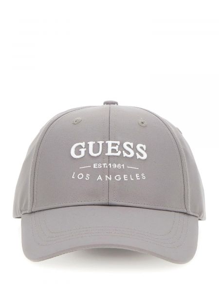 Cappello con visiera Guess grigio