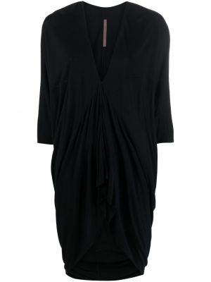 Блуза с v-образно деколте Rick Owens Lilies черно
