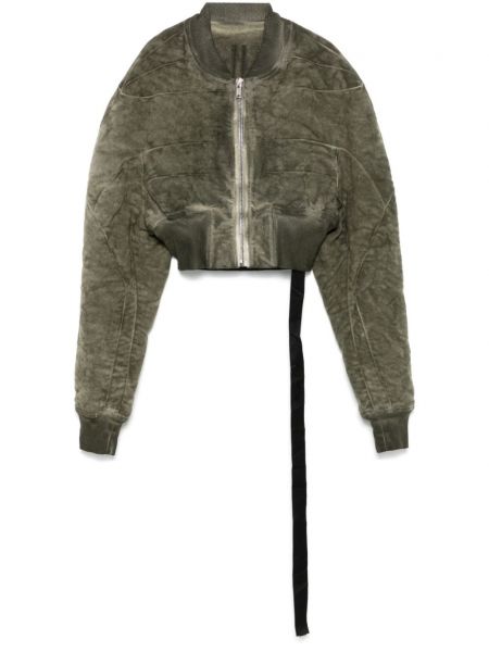 Cropped jakke Rick Owens Drkshdw grøn