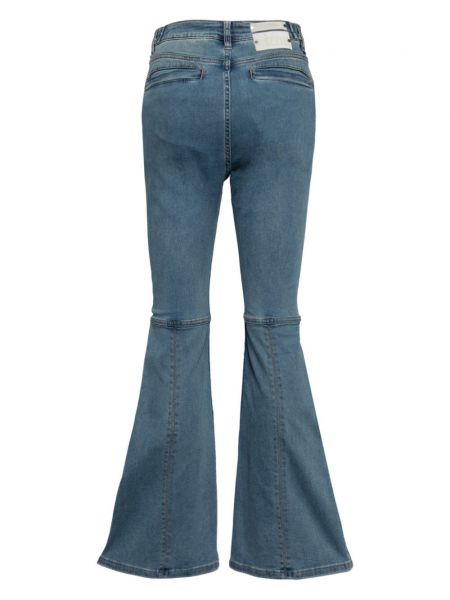 High waist bootcut jeans ausgestellt Izzue blau