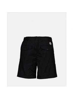 Pantalones cortos de algodón Moncler negro