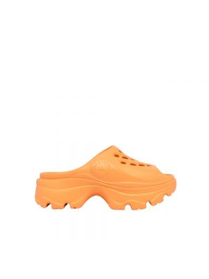 Pomarańczowe chodaki Adidas By Stella Mccartney