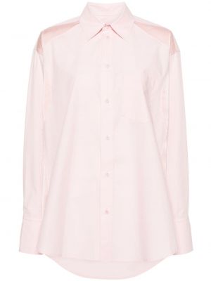 Bombažna srajca Jw Anderson roza