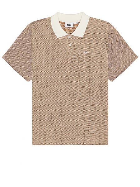 Chemise Obey beige