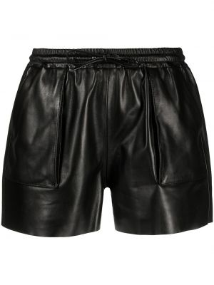 Usnjene kratke hlače Tom Ford črna