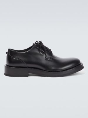 Zapatos oxford de cuero Valentino Garavani negro