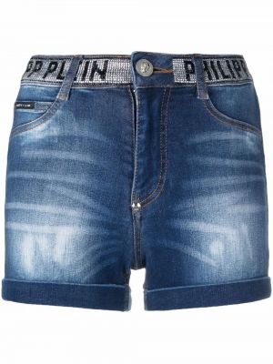 Spodnie Philipp Plein niebieskie