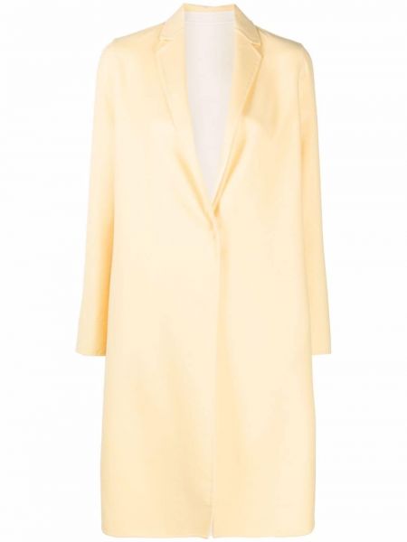 Μάλλινο παλτό Fabiana Filippi κίτρινο