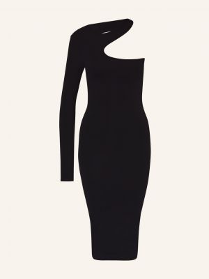 Sukienka z dżerseju Helmut Lang czarna