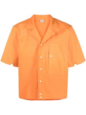 Koszula bawełniana Winnie Ny pomarańczowa