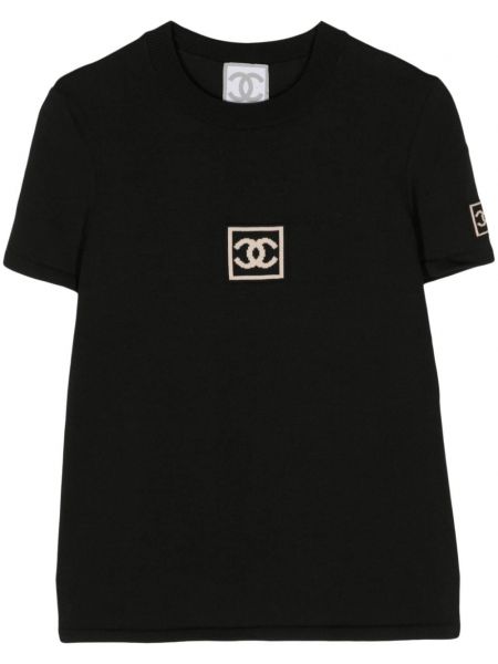 Sportiska stila kokvilnas t-krekls Chanel Pre-owned