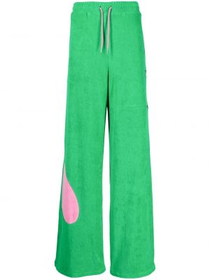 Teplákové nohavice Natasha Zinko zelená