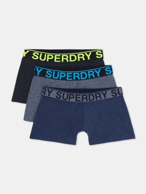 Boxers de algodón Superdry azul
