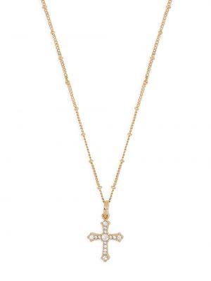 Brosche mit kristallen Dolce & Gabbana gold