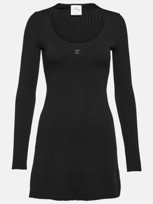 Jersey ruha Courreges fekete