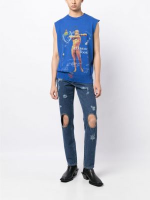 Chemise à imprimé Vivienne Westwood bleu