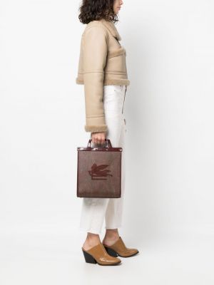Shopper handtasche mit paisleymuster Etro