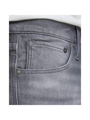 Jeans shorts mit geknöpfter mit reißverschluss Jack & Jones grau
