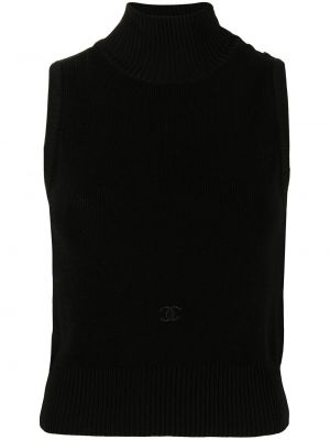 Top Chanel Pre-owned negro