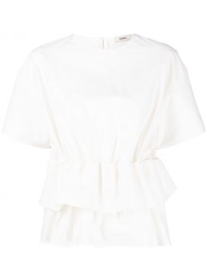 Блуза с волани Goen.j бяло