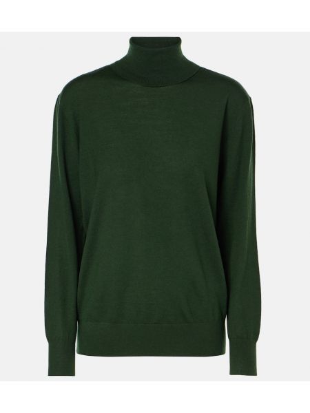 Ull turtleneck Dries Van Noten grønn