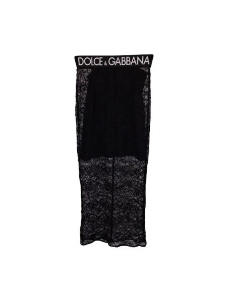 Nylonowa spódnica Dolce & Gabbana Pre-owned czarna