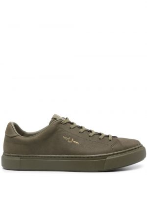 Nahast tennised Fred Perry roheline