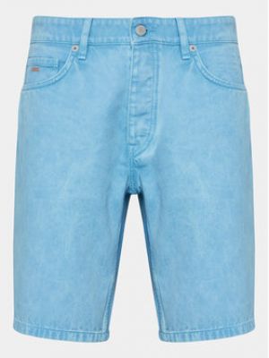 Shorts en jean large Boss bleu