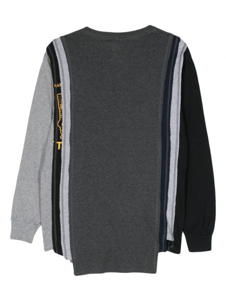 Sweatshirt aus baumwoll mit print Needles grau