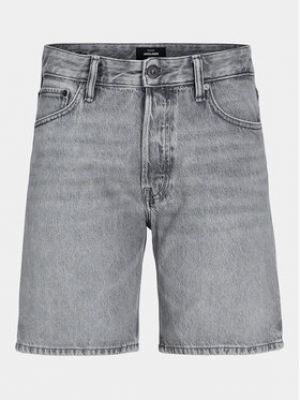 Shorts en jean large Jack&jones gris