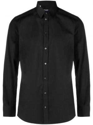 Černá košile s knoflíky Dolce & Gabbana